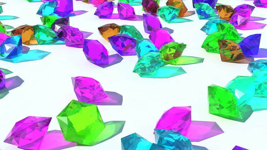 Gemstones Gem 3d Animation Stock Footage Video (100% Royalty-free ...