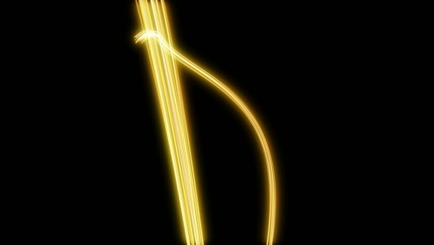 loopable background yellow light streak on Stock Footage Video (100