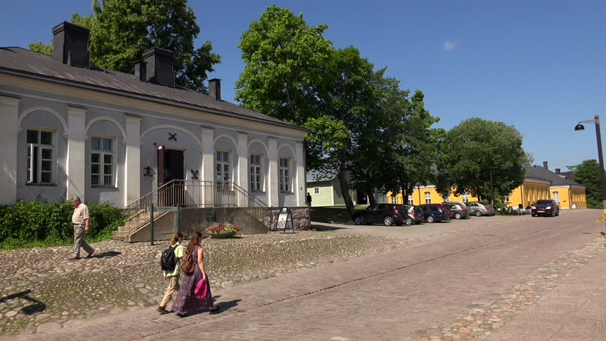 Lappeenranta. City streets. Finland. Shot in 4K (ultra-high definition (UHD)), so you can easily crop, rotate and zoom, without losing quality! Real time.