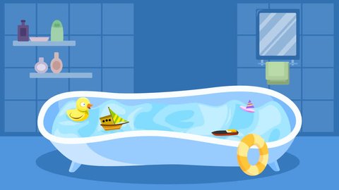 Bathtub Fun 1 A Little Stock Footage Video 100 Royalty Free 683179 Shutterstock