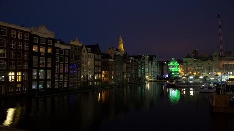 Amsterdam Day To Night Time Lapse 012