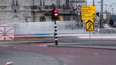 Amsterdam Street crossing Time Lapse  13