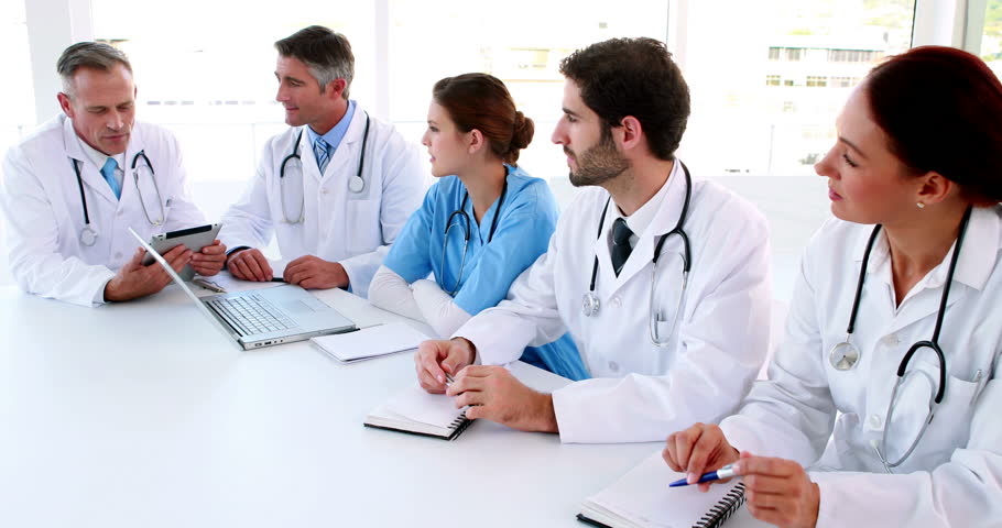medical team talking during meeting board Stock Footage Video (100% Royalty-free) 6874531 | Shutterstock