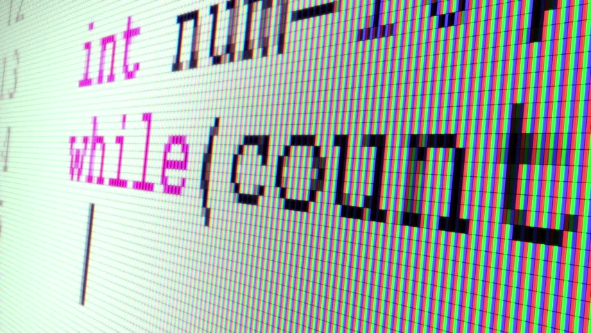 Code Writing in C++ Programming Stock Footage Video (100% Royalty-free ...