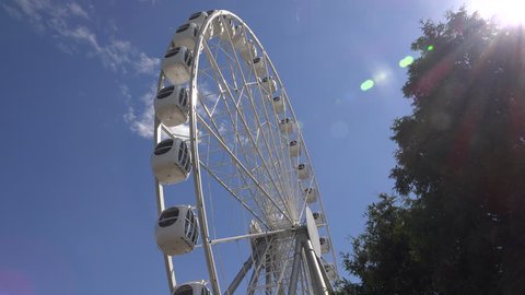 Ferris Wheel High Carousel Stock Footage Video (100% Royalty-free) 10251687...