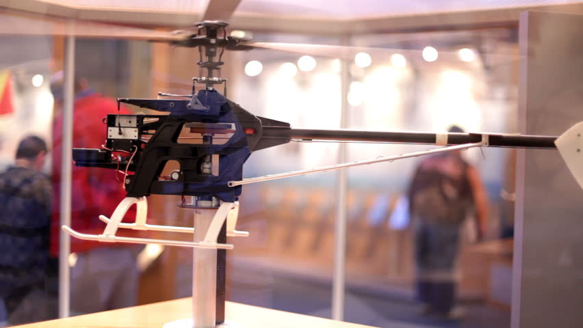 Toy Helicopter flying in circles