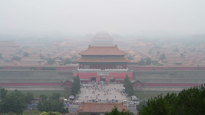 Beijing,China – July 7th, 2014: the view of the Shenwumen gate, the back door of Forbidden city at daytime.