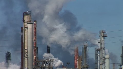Refinery Smokestacks
