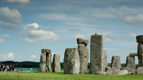 the iconic and world famous stone henge monolithic site in wiltshire, england
