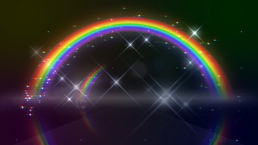 Glitter Rainbow. Stock Footage Video (100% Royalty-free) 691420