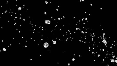 Abstract White Dots Random Moving Animation Stock Footage Video (100% ...