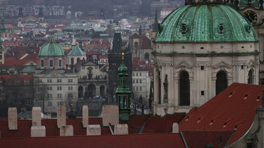 Cityscape of Prague, Czech Republic