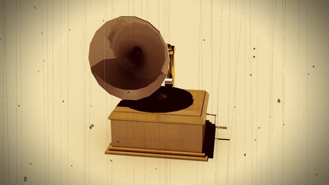 phonograph looping background
