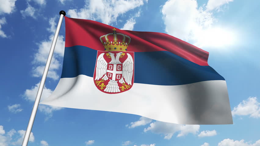 Flag of Serbia with Fabric Stock Footage Video (100% Royalty-free) 6946642 | Shutterstock