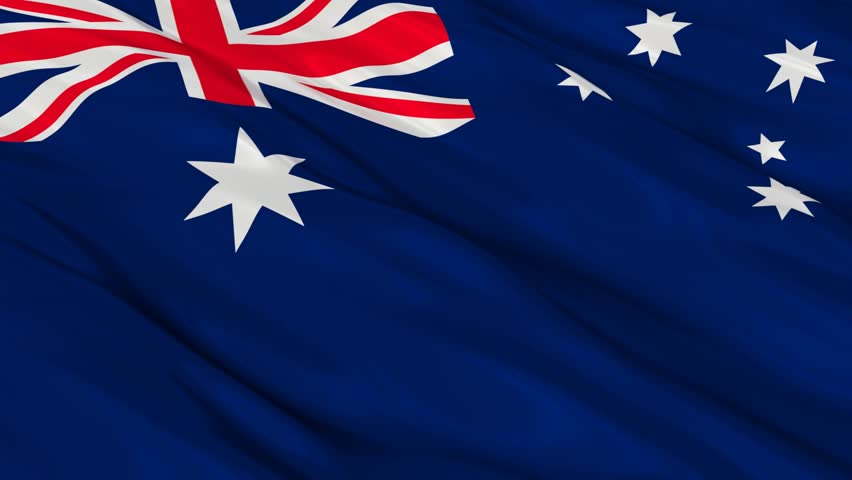Flag of Australia Waving in Stock Video (100% Royalty-free) 6950632 | Shutterstock