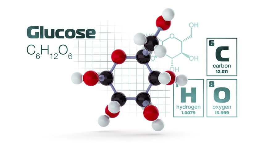 glucose molecule model light version loop Stock Footage Video (100% ...