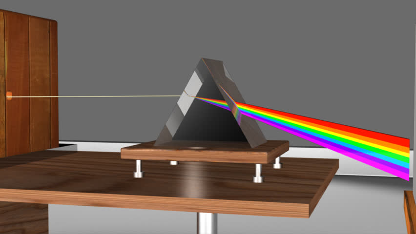 prism with white light