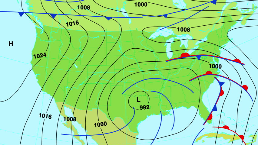 animated-weather-forecast-map-of-north-east-royalty-free-video