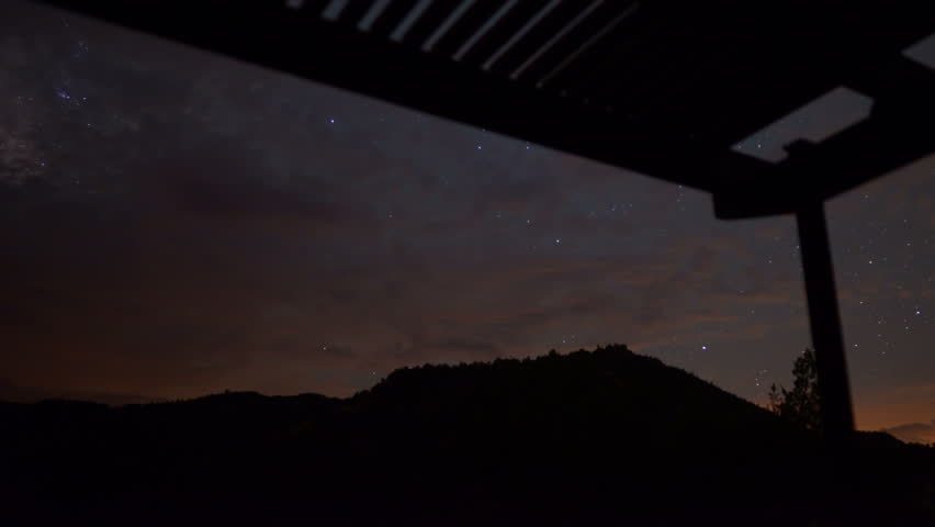 Milky Way Galaxy 43 Dolly In R Timelapse Sierra Nevada Mts 2014 July