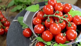 Portion of Cherry Tomatoes (loopable)