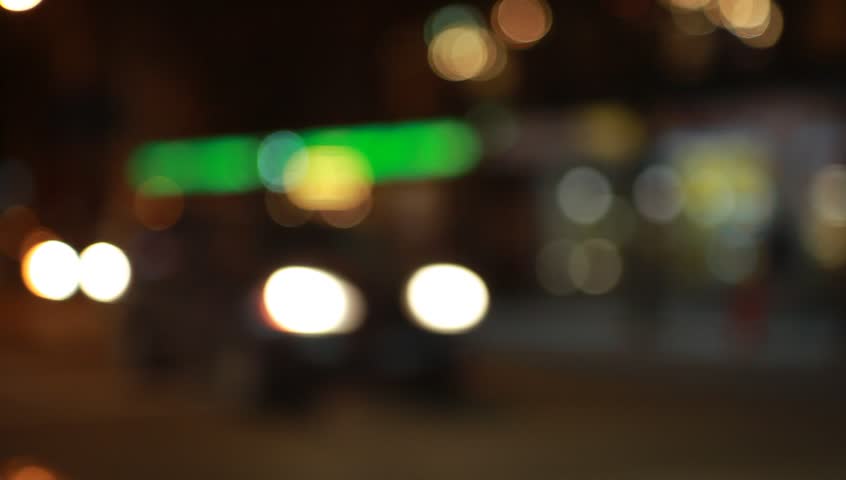 blurry traffic