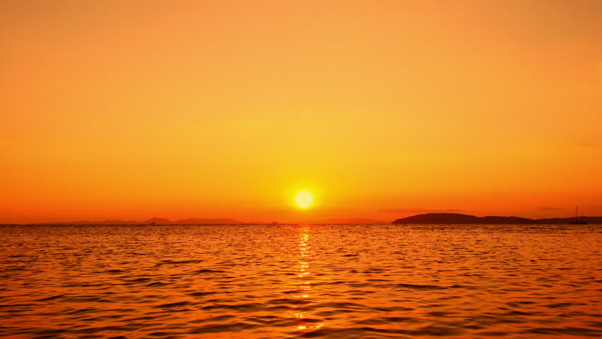 Tropical sea sunset | Shutterstock HD Video #7004818