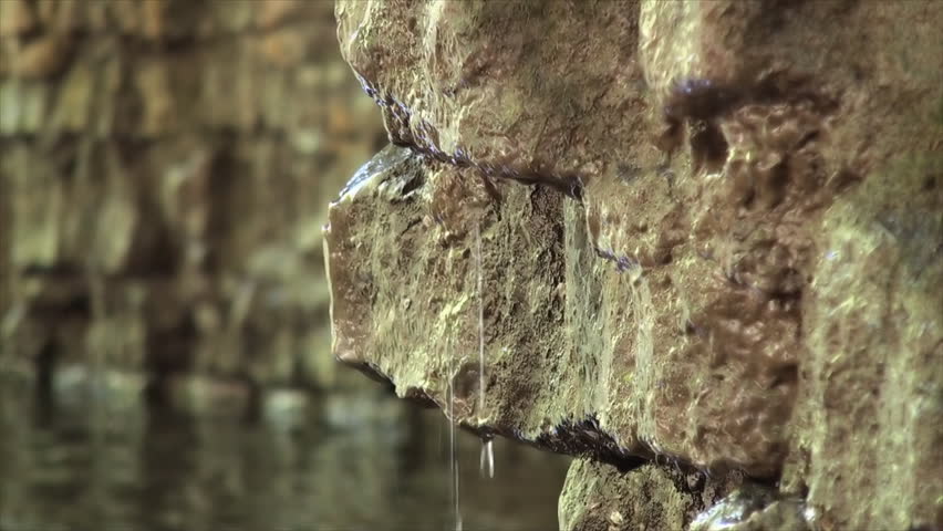 Dripping water from the rocks 4