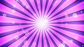 4K HD retro sunburst background animation which can be used in various works for religious, fashion and celebration.