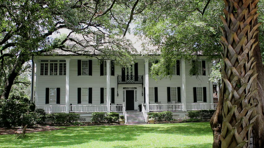 A historical southern plantation in Georgetown, South Carolina USA reminiscent of the antebellum south