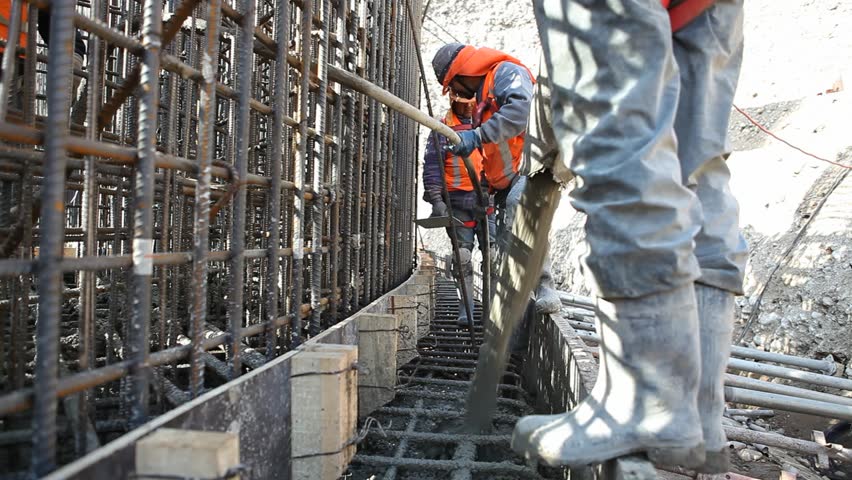 Santiago, Chile - Construction Site Stock Footage Video (100% Royalty ...