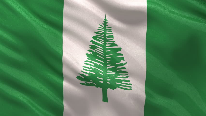 Flag Of Norfolk Island Gently Stock Footage Video 100 Royalty Free Shutterstock