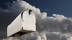 Time-lapse Clouds and Mailbox - Waiting for the Letter - 1920x1080 HD.