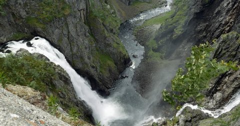 4K, Gorge, Voringsfossen Waterfall, Norway