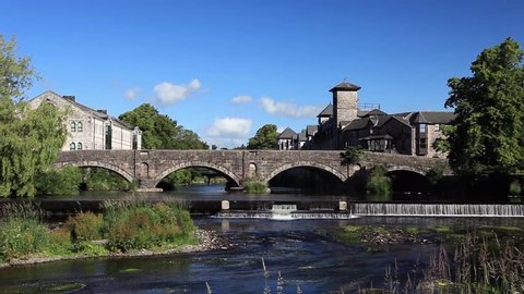 River Kent.  The River Kent flows through the town of Kendal in Cumbria, northern England.