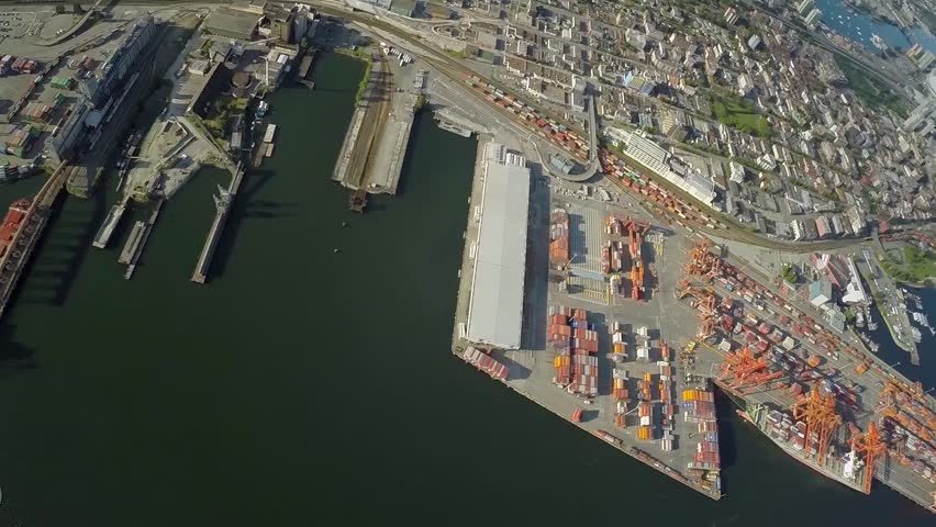 Aerial view of Vancouver