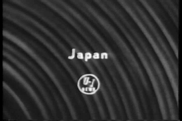 CIRCA 1950s - The Navy celebrates the birthday of the carrier, Lexington, in Japan in 1956.