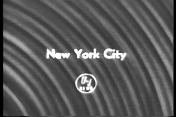 CIRCA 1950s - A Norwegian square riggers sails into New York Harbor in 1957.