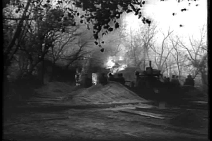 CIRCA 1950s - Hungarians continue to fight against the Soviets while other flee to Austria in 1956.