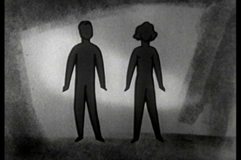 CIRCA 1950s - A silent film about boys' sex organs during puberty.