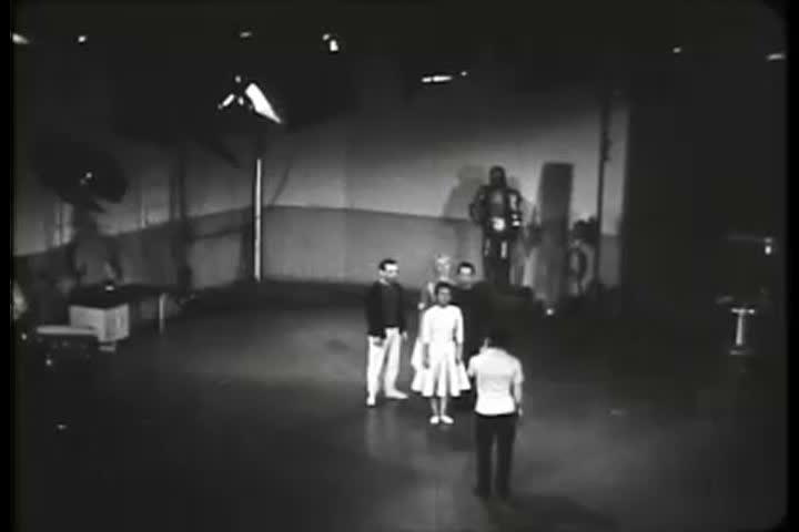 CIRCA 1950s - How television shows are produced in 1960.