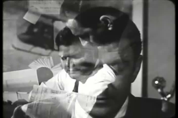 CIRCA 1950s - How television shows are produced in 1960.