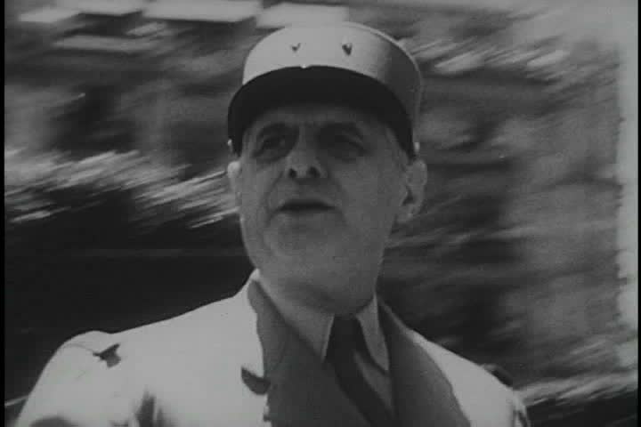 CIRCA 1960s - The Algerian revolt against French colonial rule begins in 1954. De Gaulle arrives in Algeria.