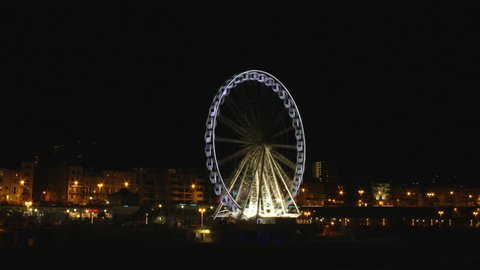 Brighton, England, July 2013 - Ferris wheel in Brighton, England.