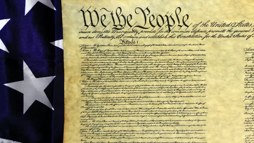 preamble to the constitution of stock footage video 100 royalty free