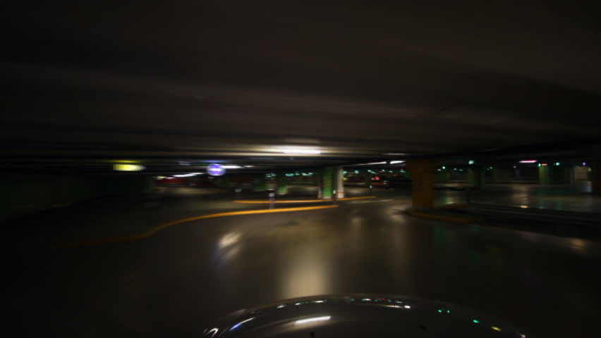Underground parking time lapse