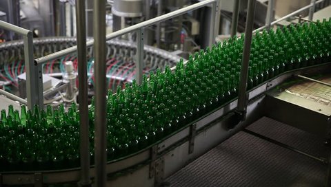 Industrial process for the production of beer