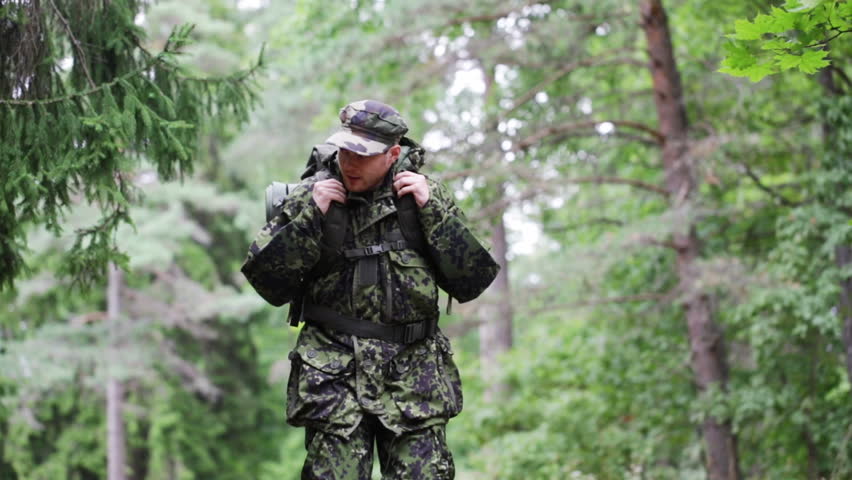 military hiking