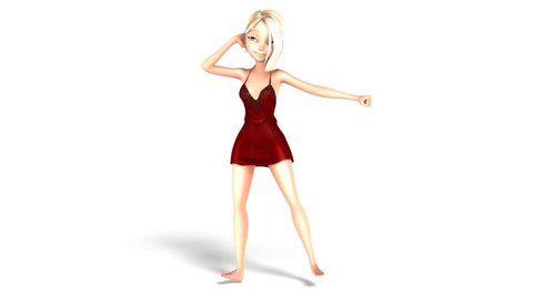 dancing girl animation