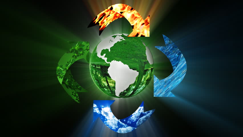 Environmental conservation, recycling, loop