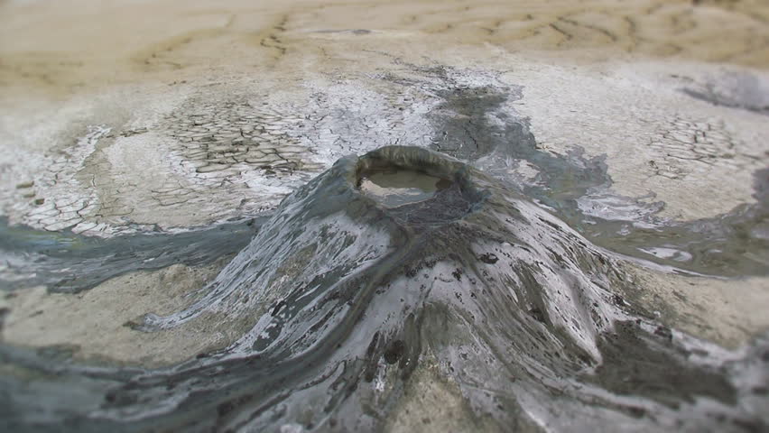 Mud volcano close up